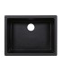 LS-GC48 Single Bowl Granite Composite Sink Black