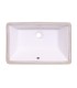 LS-C13 Undermount Rectangular Ceramic Sink White