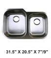 LS-68R Double Bowl Kitchen Sink