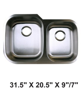 LS-68 Double Bowl Kitchen Sink