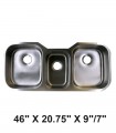 LS-83 Triple Bowl Kitchen Sink