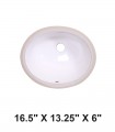 LS-C1S Undermount Ceramic Sink White