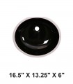 LS-C3S Undermount Ceramic Sink Black