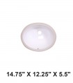 LS-C1SS Undermount Ceramic Sink White