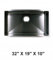 LS-H78 Single Bowl Zero Radius Kitchen Sink