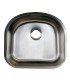 LS-58 D-shape Single Bowl Kitchen Sink